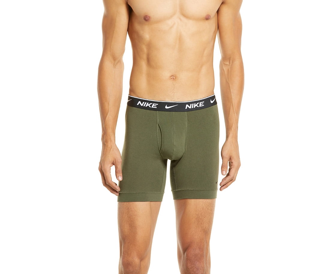 Nike Underwear Mens Size 2XL Everyday Cotton White Dri-Fit Trunk Boxer Brief