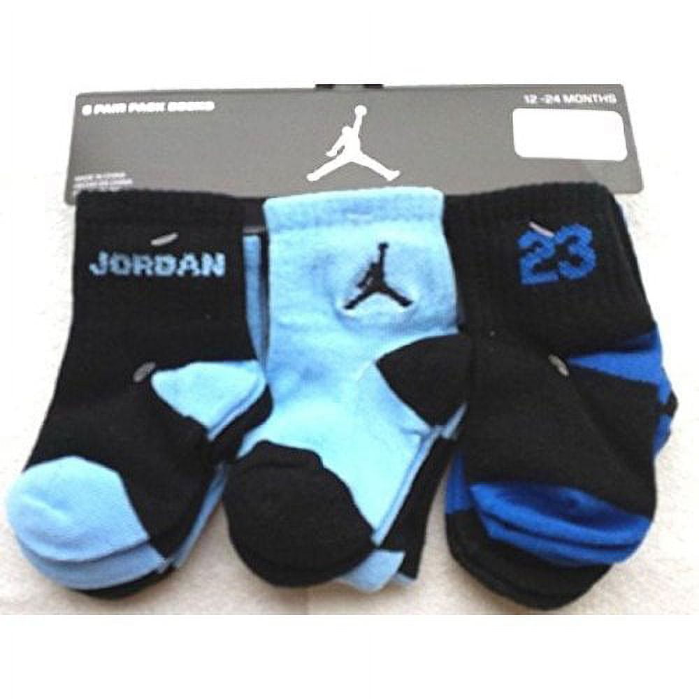 Nike 6 Pairs Baby Boy's Jumpman Jordan Socks 612 Months