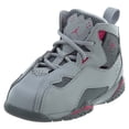 thumbnail image 1 of Nike 645071-018 : Jordan Toddler True Flight TD Wolf Grey Pink (5 M US Toddler), 1 of 7