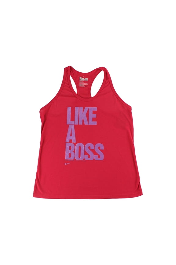 80's Like A Boss Womens Active Shirts & Tees Size Xl, Color: Red/Purple