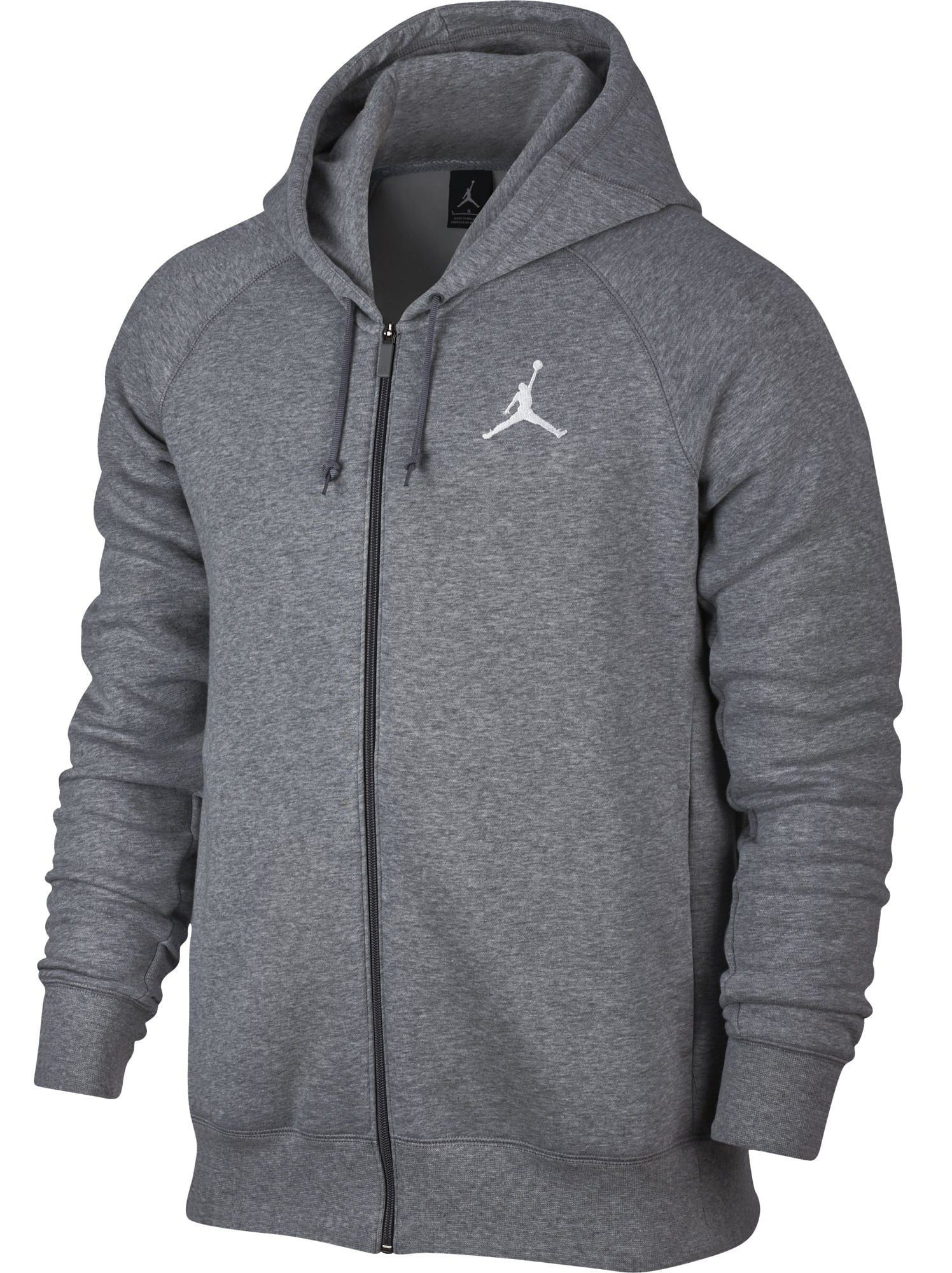 Nike 823064 091 Men s Jordan Flight Hoodie Carbon Heather White Walmart