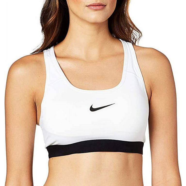 Nike 823312-100 Womens Pro Padded Sports Bra - White - Medium 