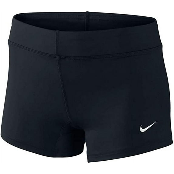Nike 836323-010: Girl's Performance Black/White Game Shorts (X-Large)
