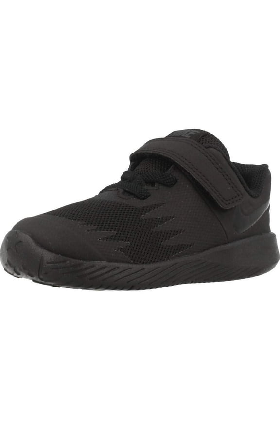 907255-005: Toddlers Star Runner TDV Black/Black Sneakers