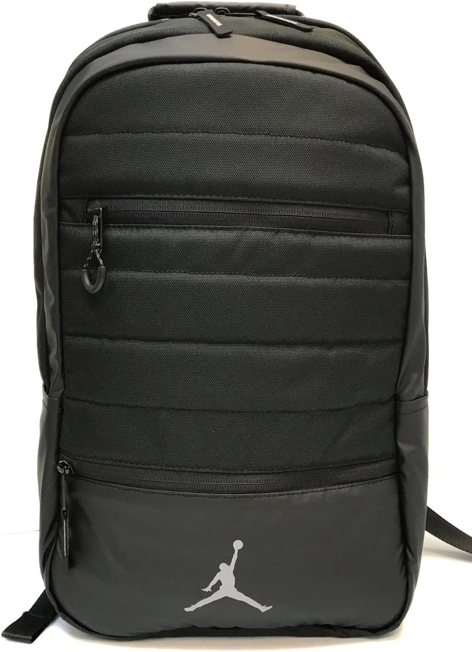 Jordan black backpack discount