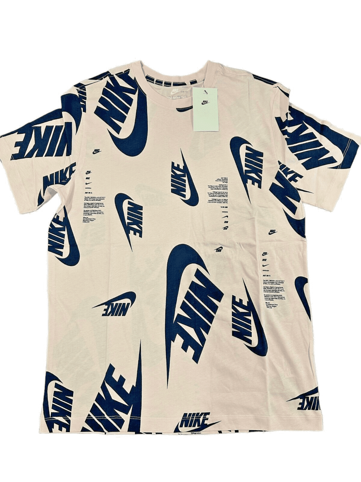 Nike AOP Tee Shirt DR7817-663 Black Pink All Over Print T-Shirt Choose Size (S)