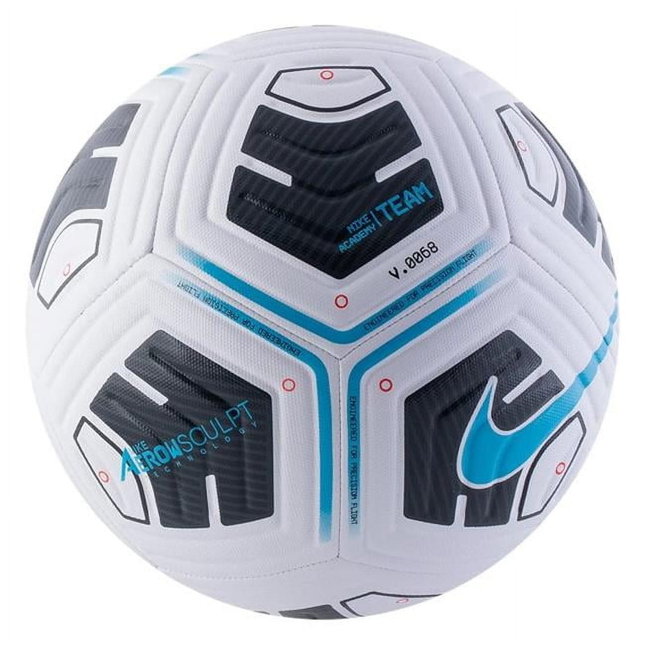 Nike Academy Pro Team Soccer Ball White Black Shock Blue Size 4 Walmart