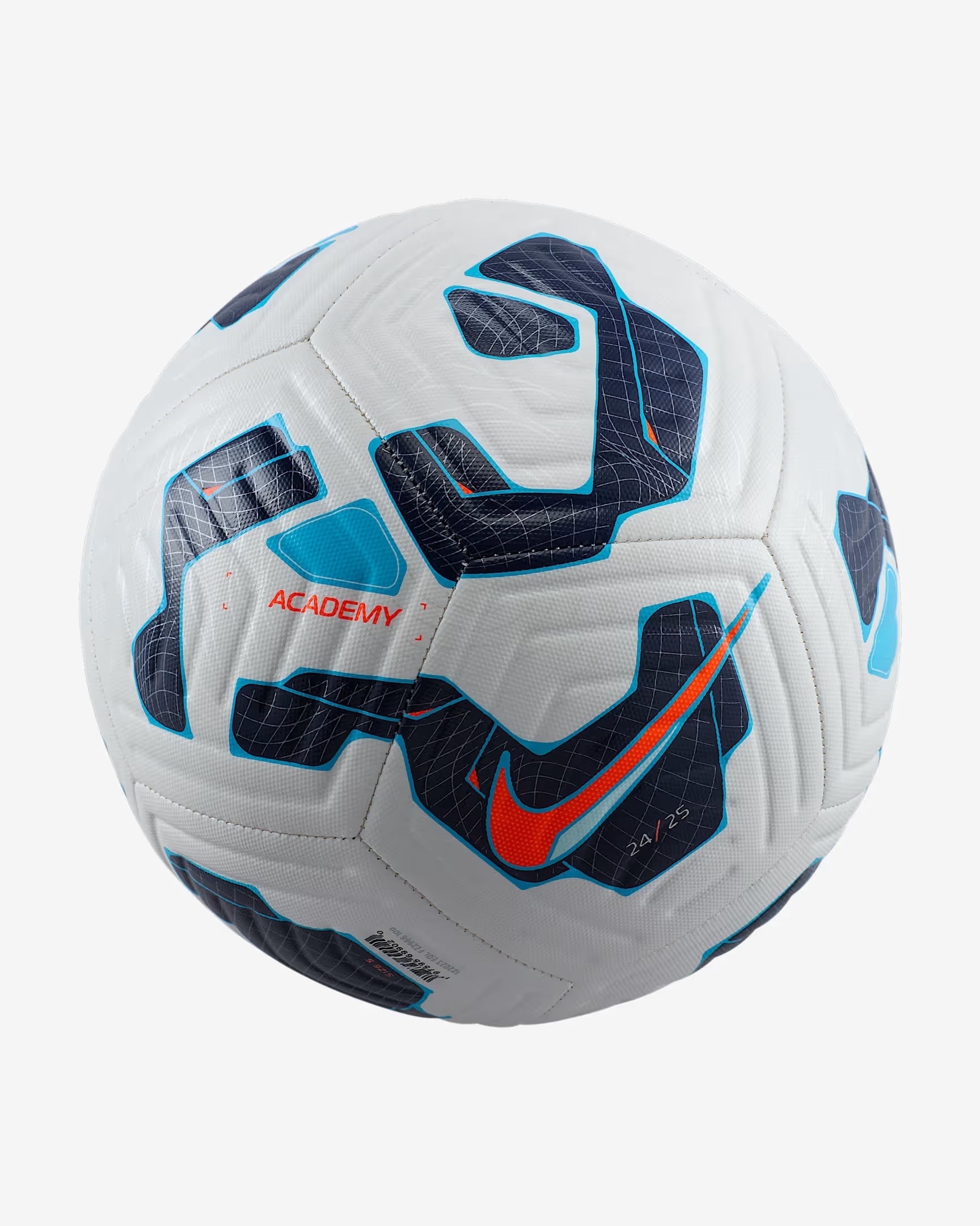 Nike Academy Soccer Ball White/Blackened Blue/Hyper Crimson SIZE 3