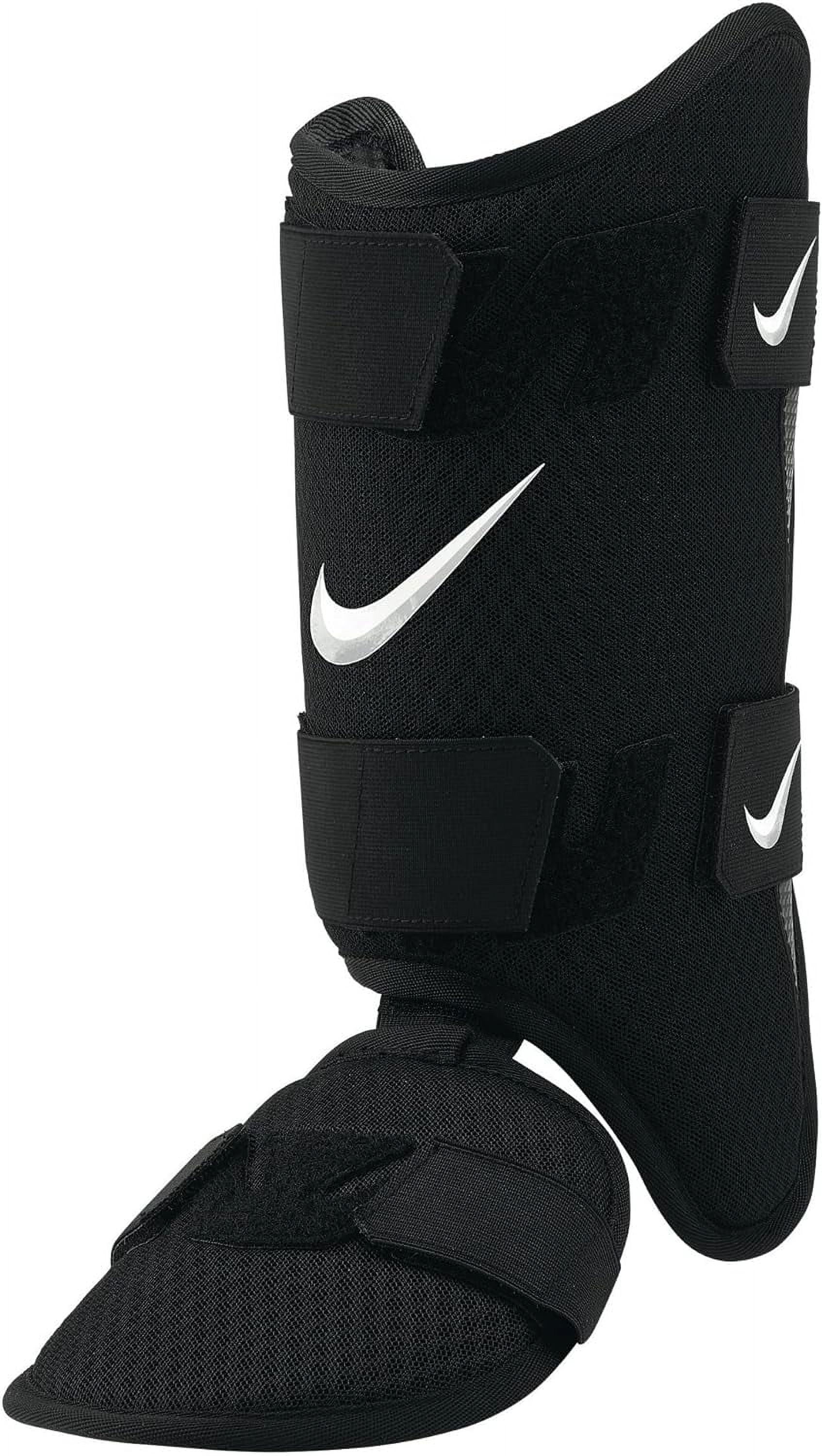 Nike Adult Diamond Baseball Batters Leg Guard Right Hand Hitter Black White Walmart