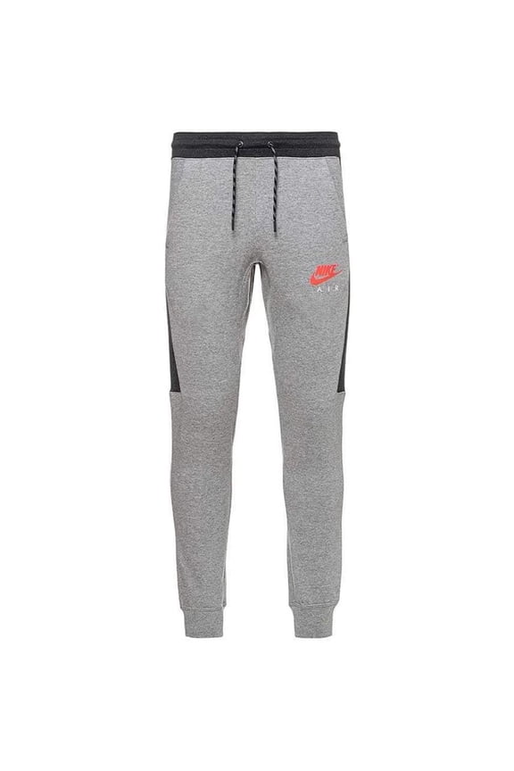 Air Fleece Men's Jogger Pants Grey-Anthracite Red 861626-091 (XL)