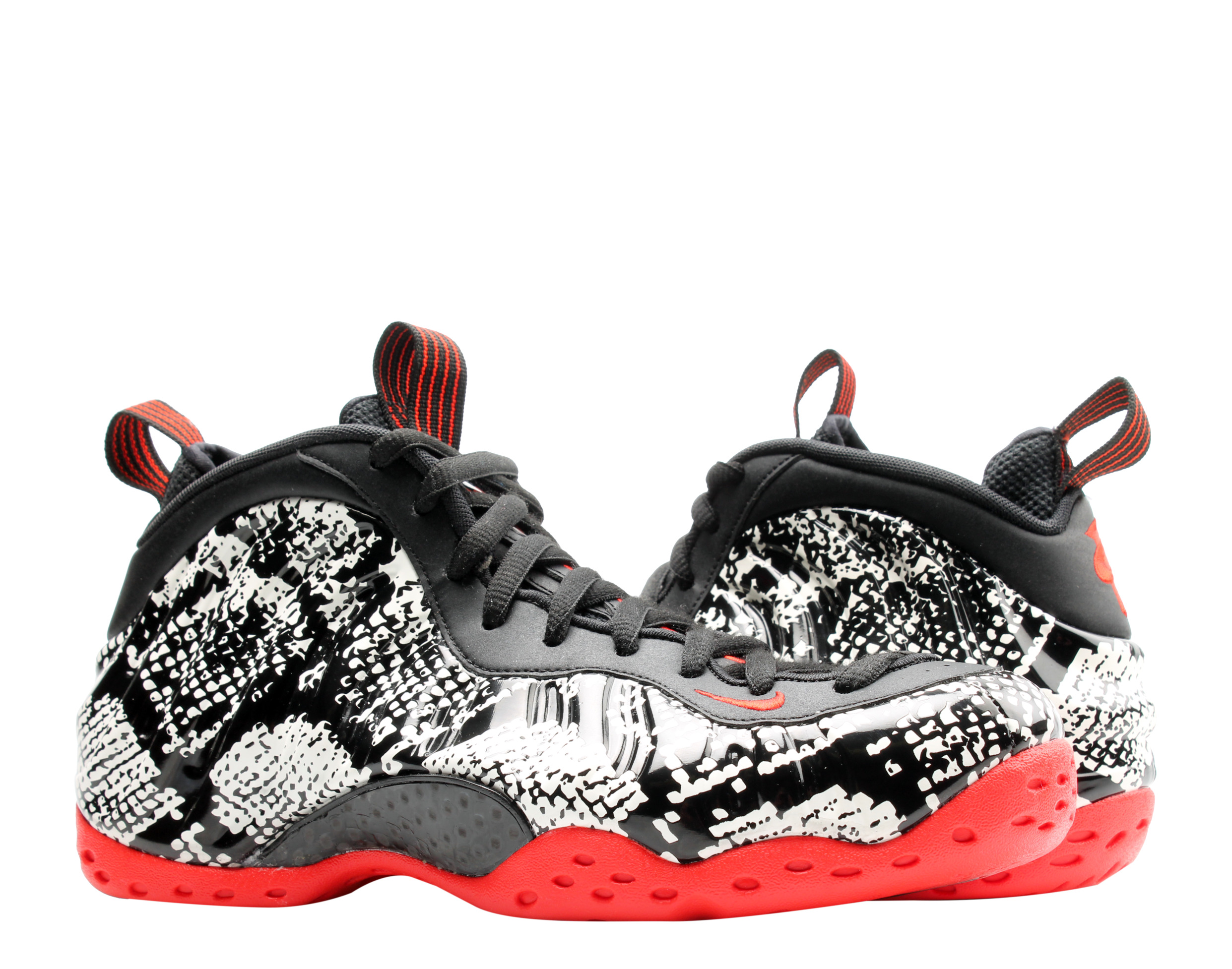 Nike Air Foamposite One Sail/Black-Red Snake Men's Basketball Shoes 314996-101 - image 1 of 6