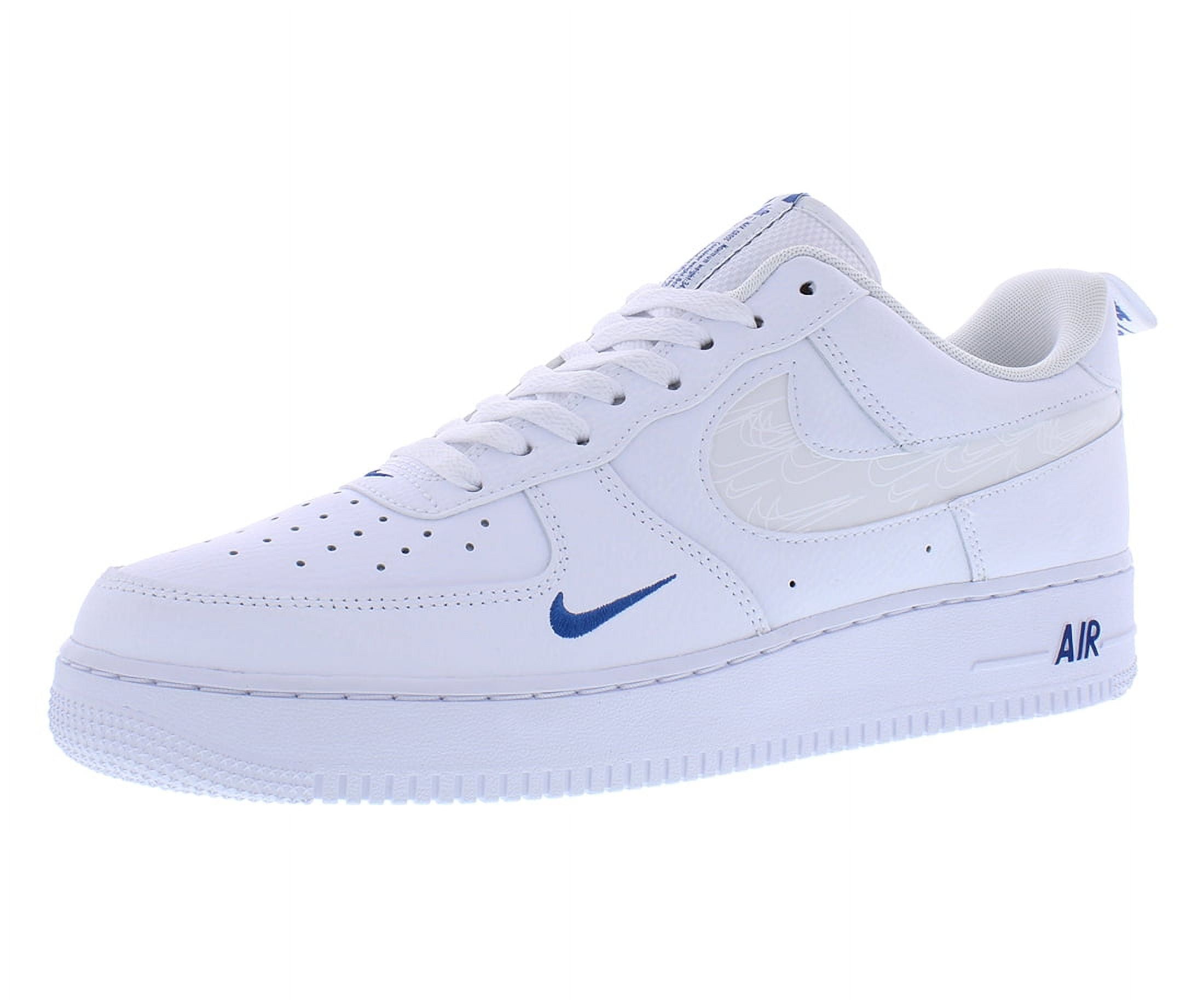 Nike Air Force 1 '07 Lv8 Unisex Shoes Size 13, Color: White/White/Dark ...