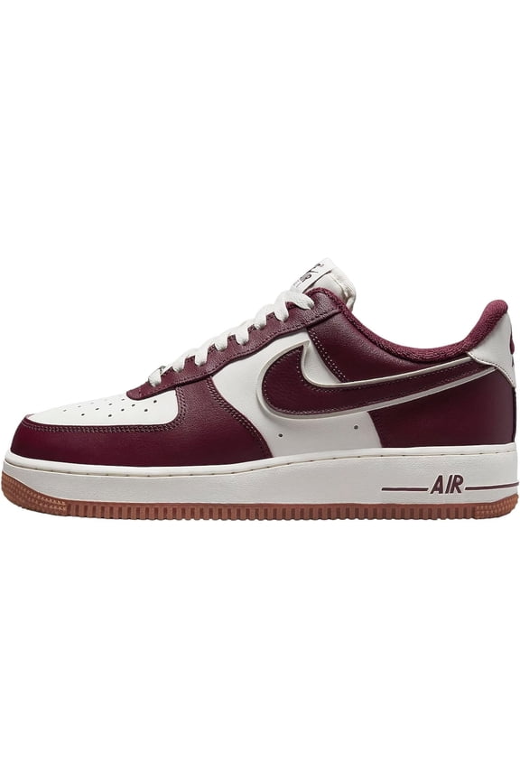 Air Force 1 '07 LV8 Sail / Night Maroon DQ7659-102 Men's Size 7.5