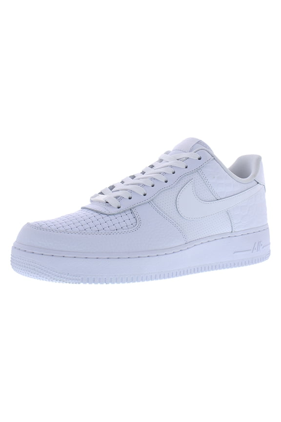 Air Force 1 '07 LX Leather Unisex Shoes Size 12, Color: White/White/White