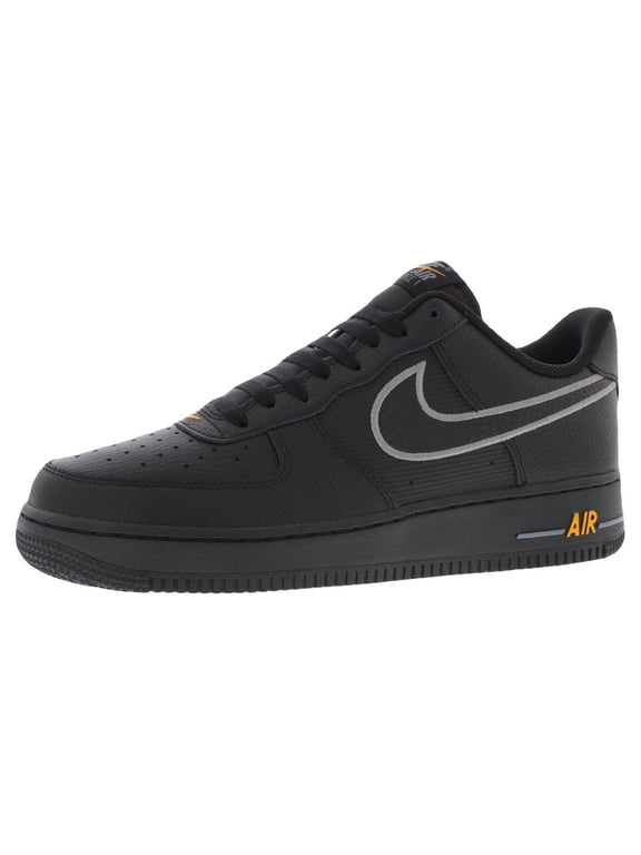 Air Force 1 '07 Leather Unisex Shoes Size 11.5, Color: Black/Black/Cool Grey/Sundial