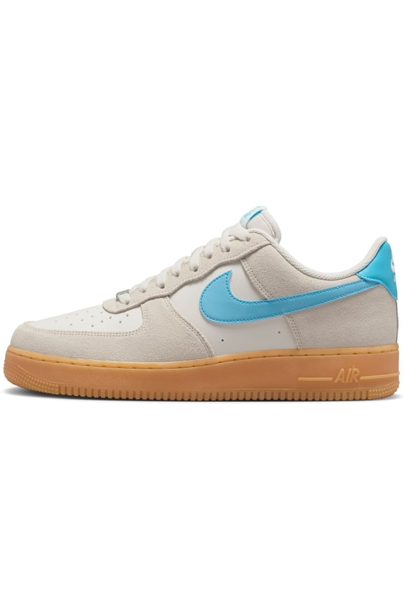 Men's Nike Air Force 1 '07 LV8 Phantom/Baltic Blu-Gum Yllw (FQ8714 003) - 9