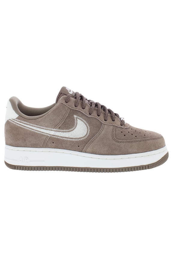 Air Force 1 '07 LV8 Suede Unisex Shoes Size 12, Color: Mink Brown/Sail