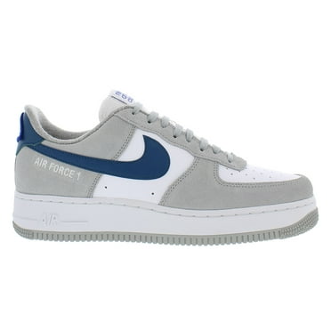 Nike Air Force 1 '07 Lv8 Unisex Shoes Size 10.5, Color: Light Smoke Grey/Marina/White