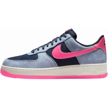 Men's Nike Air Force 1 '07 LX Dark Obsidian/Pink Blast (FB8876 401) - 9.5
