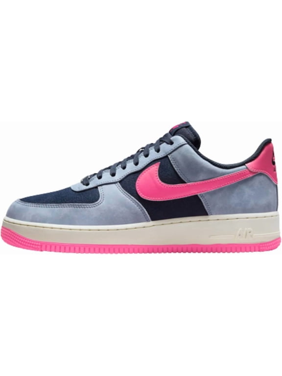 Men's Nike Air Force 1 '07 LX Dark Obsidian/Pink Blast (FB8876 401) - 10