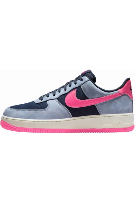 Men's Nike Air Force 1 '07 LX Dark Obsidian/Pink Blast (FB8876 401) - 9