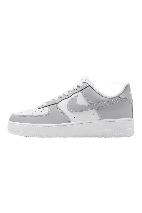 Air Force 1 '07 Men's Shoes White/White/Light Smoke Grey/Light Grey Size 12.5