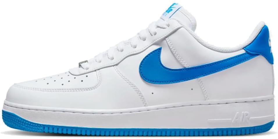 Men's Nike Air Force 1 '07 White/Photo Blue-White (FJ4146 103) - 8