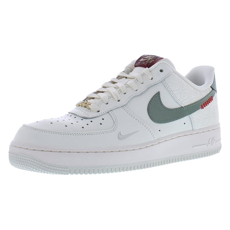 Nike Air Force 1 '07 Leather Unisex Shoes Size 8.5, Color: Sail/Jade Horizon/Light Bone