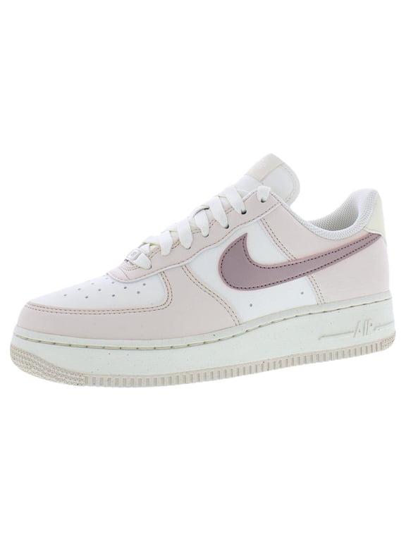 Air Force 1 '07 Next Nature Leather Womens Shoes Size 10, Color: Soft Pearl/Particle Pink