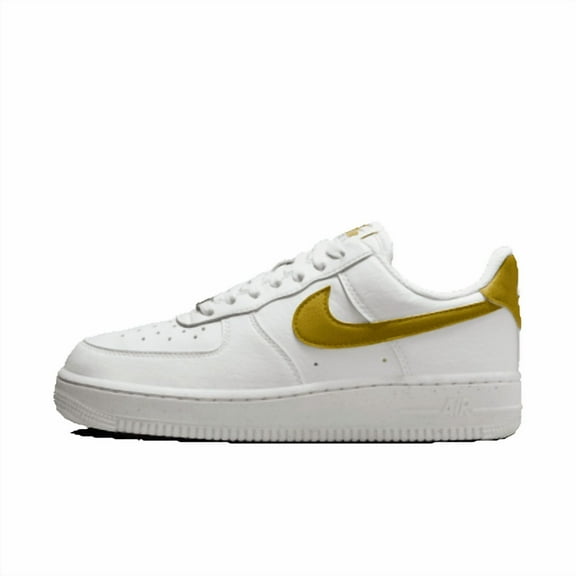 Nike Air Force 1 '07 Next Nature Women's Shoes Color: Summit White/Metallic Silver/Bronzine Size: 5.5