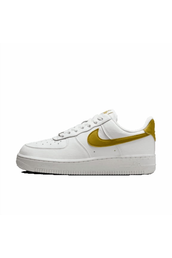 Air Force 1 '07 Next Nature Women's Shoes Color: Summit White/Metallic Silver/Bronzine Size: 5.5