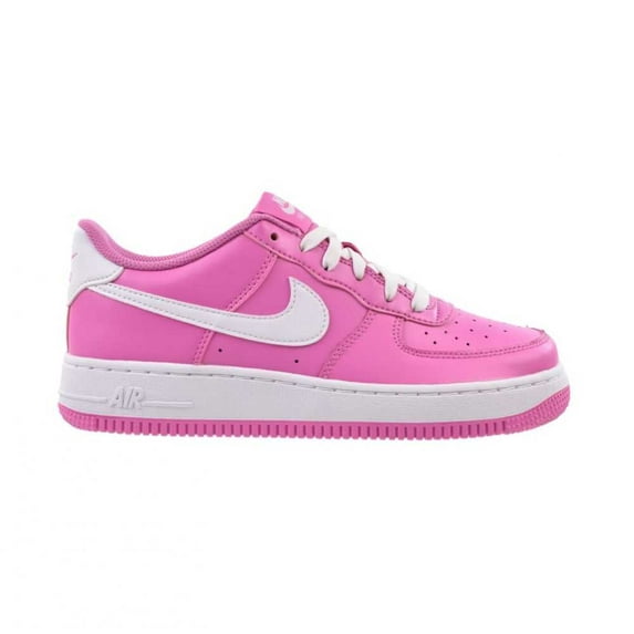 Nike Air Force 1 Big Kids' Shoes Color: Playful Pink/White Size: 3.5Y