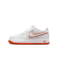 thumbnail image 1 of Nike Air Force 1 Big Kids' Shoes Color: White/Picante Red/White Size: 7Y, 1 of 1