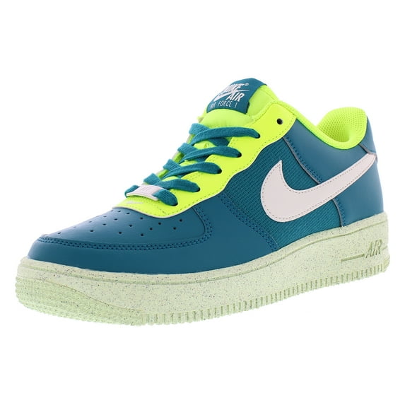 Nike Air Force 1 Crater NN GS Boys Shoes Size 7, Color: Bright Spruce/Phantom/Volt