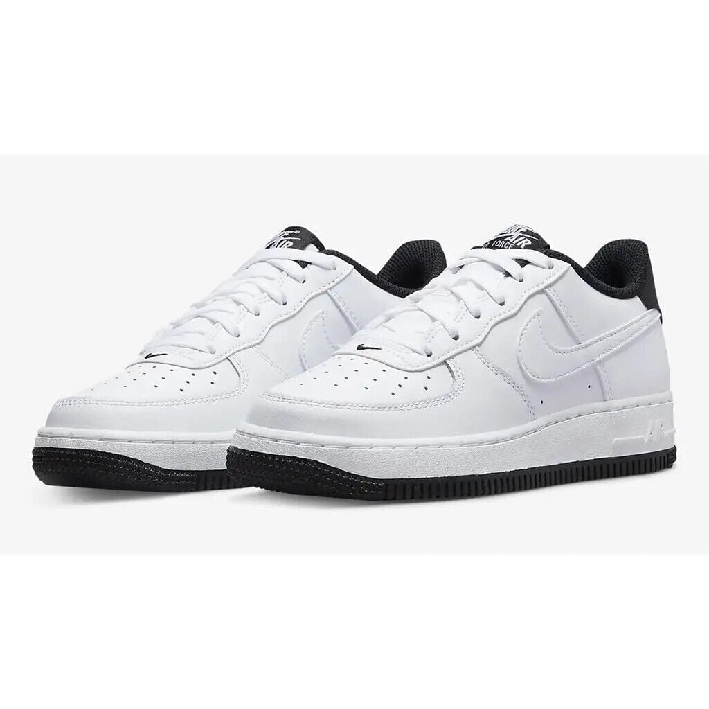 Nike Air Force 1 ESS Low (GS) DV1331-100 Youth White Leather Sneaker ...