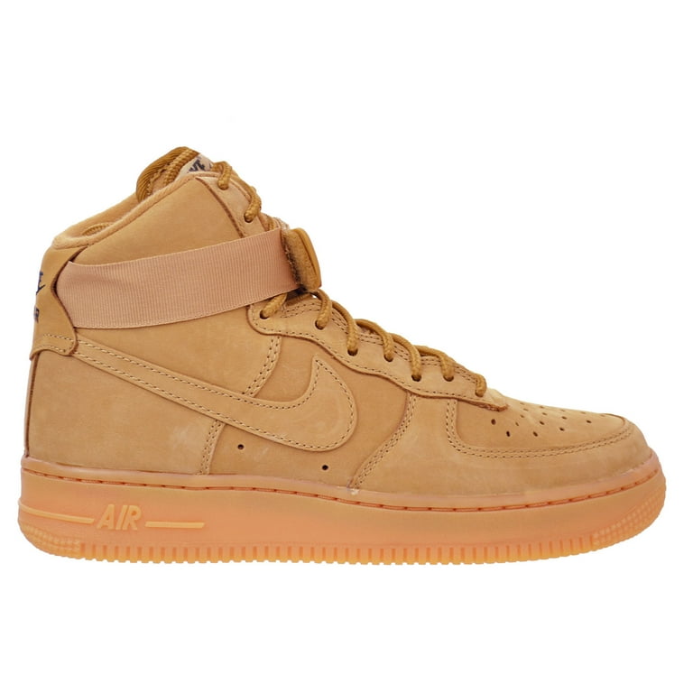 Nike Air Force Hi PRM Women's Shoes Flax/Wheat/Tan 654440-200