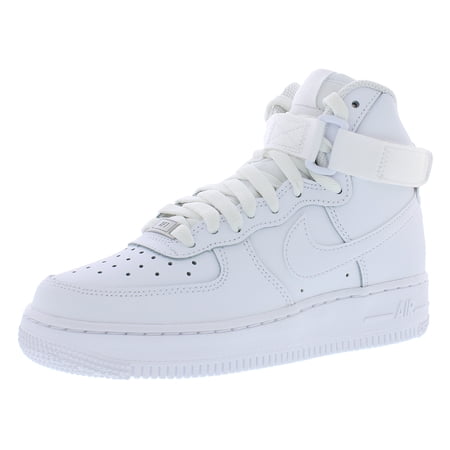 Nike Air Force 1 High GS Girls Shoes Size 5, Color: White/White