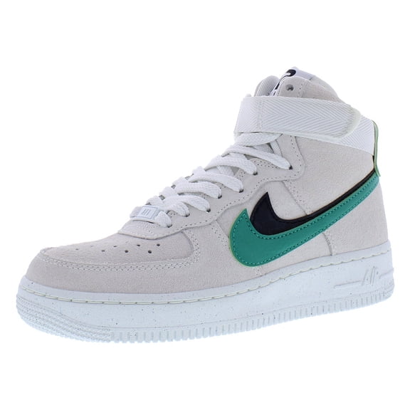 Nike Air Force 1 High SE Womens Shoes Size 7, Color: Summit White/Neptune Green