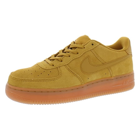Big Kid's Nike Air Force 1 LV8 Wheat/Wheat-Gum Light Brown (BQ5485 700) - 5.5