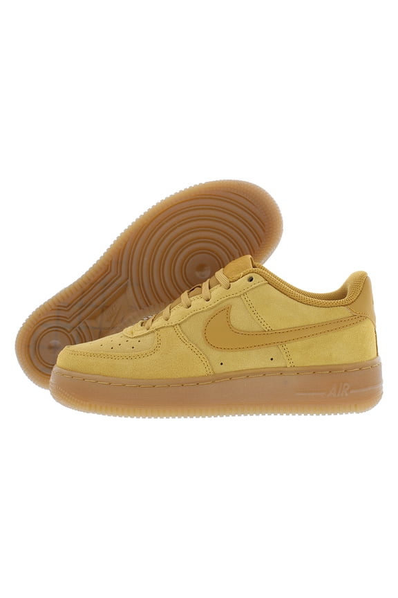 Air Force 1 LV8 GS Girls Shoes Size 5, Color: Wheat/Gum Light Brown/Wheat