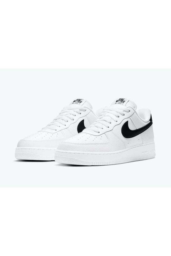 Air Force 1 Low '07 CT2302-100 Mens White/Black Leather Sneaker Shoes WH259 (7)