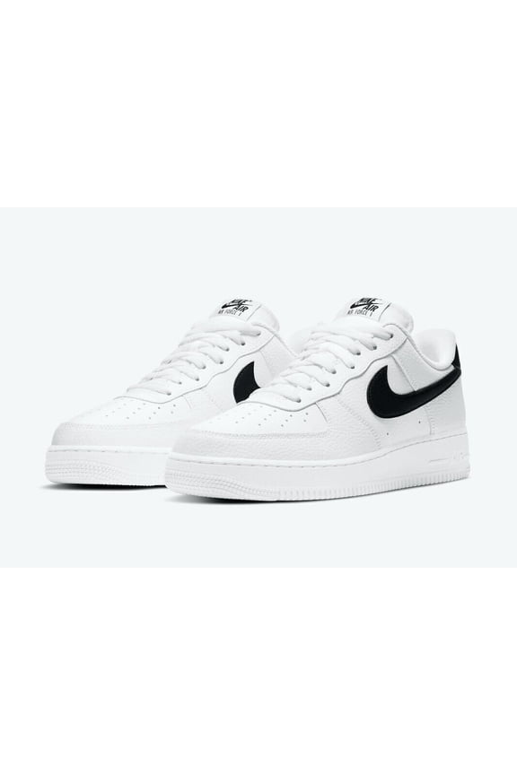 Air Force 1 Low '07 CT2302-100 Mens White/Black Leather Sneaker Shoes WH259 (7)