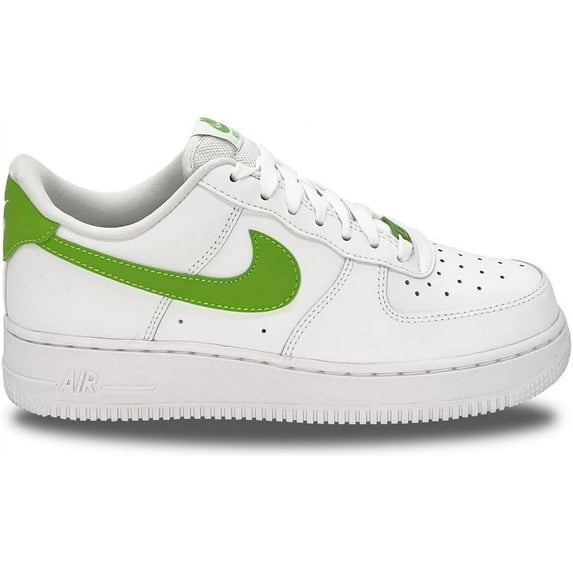 Womens 6.5 Nike Air Force 1 '07 Shoes White Action Green DD8959-112
