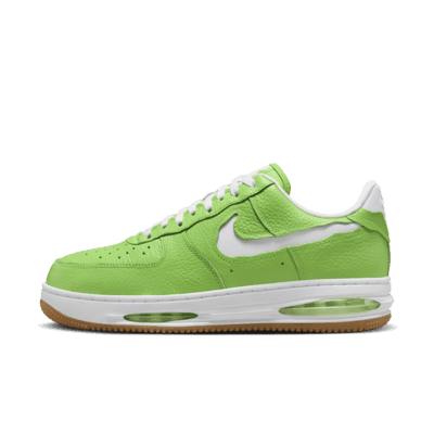 Air Force 1 Low EVO Men's Shoes Color: Action Green/Light Lemon Twist/Gum Yellow/White Size: 9.5