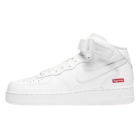 Nike Air Force 1 Mid Mens Shoes Size- 10.5 White/White-White