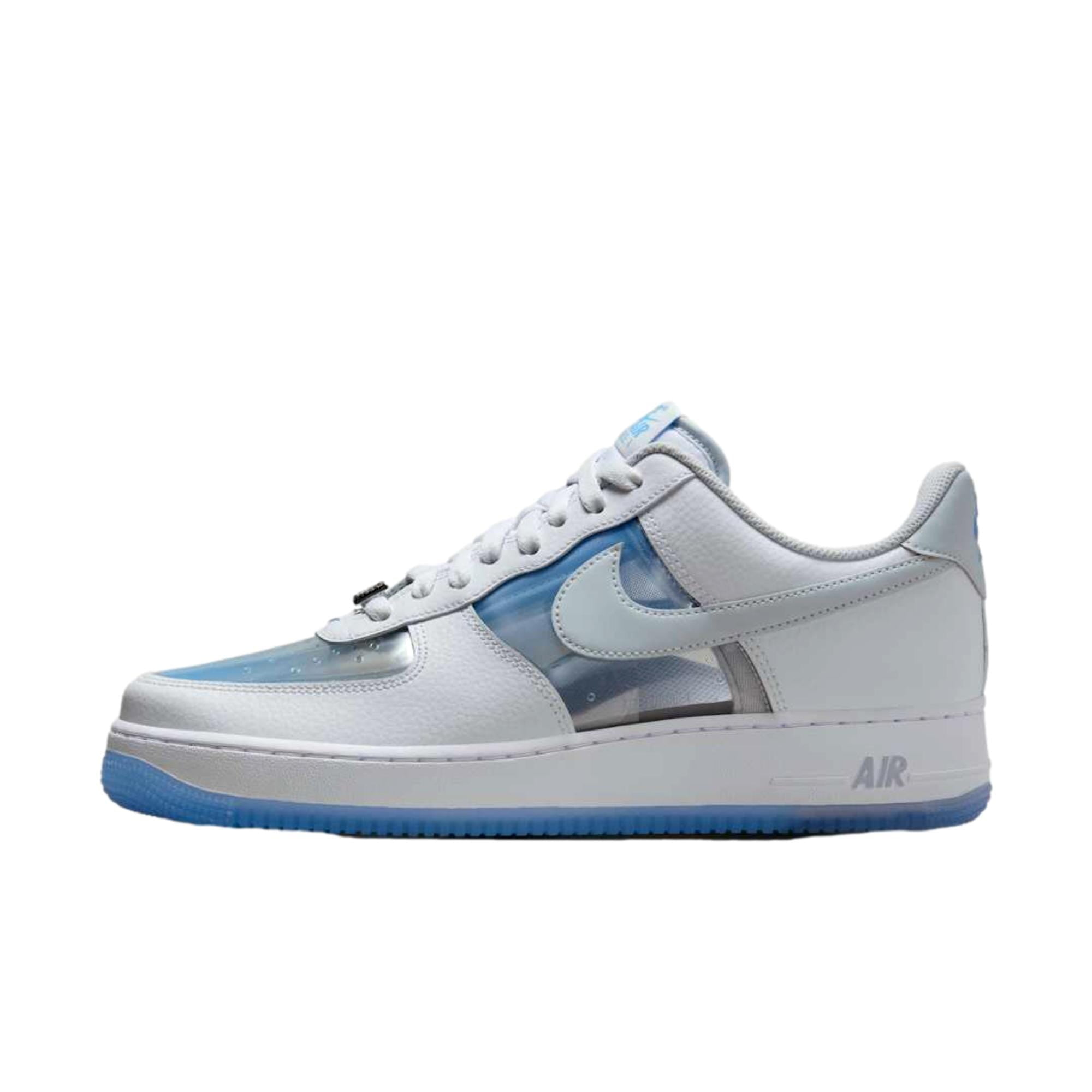Nike Air Force 1 Retro QS White / Pure Platinum  IB5724-100 Men's Size 6.5