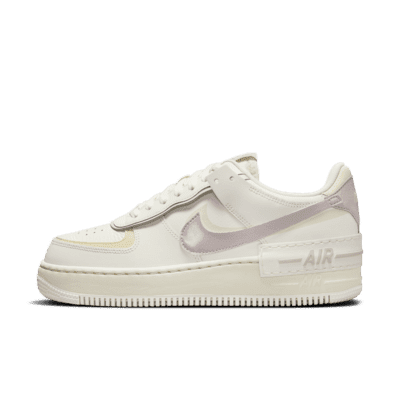スニーカー NIKE AIR FORCE 1 SHADOW SAIL PLATINUM VIOLET COCONUT MILK Nike Air Force 1 Shadow Women's Shoes Color: Sail/Coconut