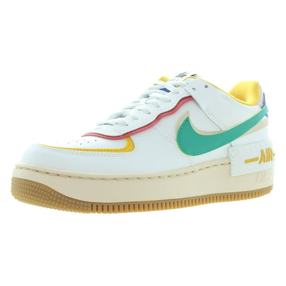 Nike Air Force 1 Shadow Womens Shoes Size 9, Color: Summit White/Neptune Green