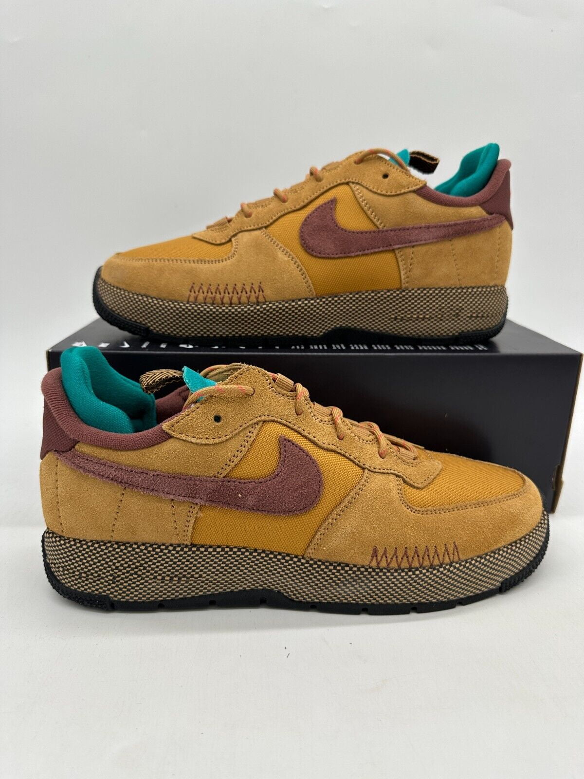 Nike Air Force Wild Women's Size Brown Suede Athletic Shoes