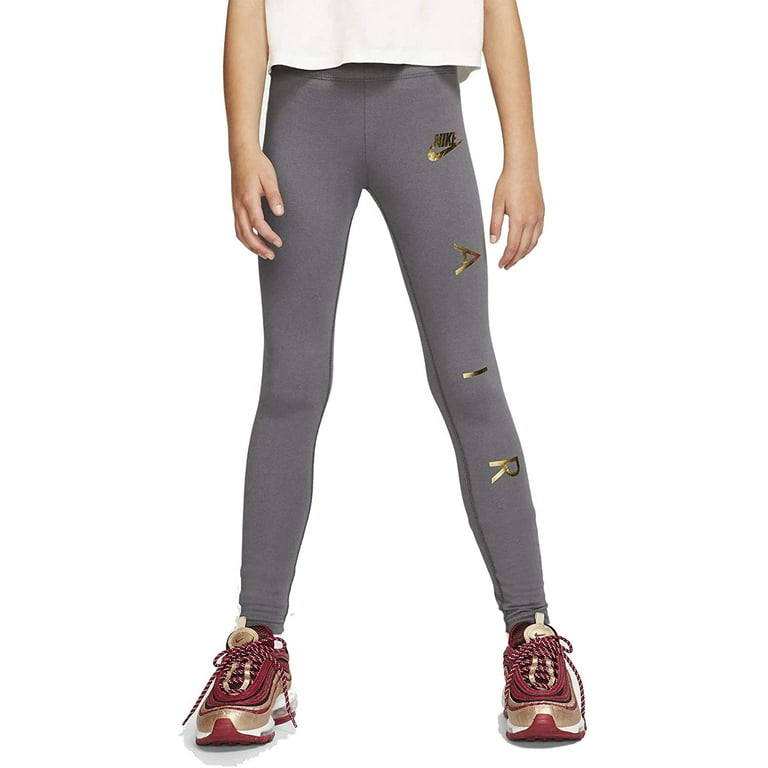 Nike Air Girls Gray Leggings Size L